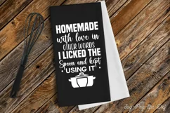 Homemade with love in other words i licked the spoon and kep Product Image 2