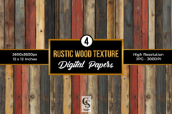 Rustic Wood Texture Digital Paper Product Image 1