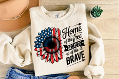 Home of the free because of the brave svg | Shirt Svg Product Image 2