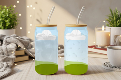 Drinkware glass can mockup Product Image 2