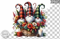 Christmas Gnome Sublimation - Clipart PNG Bundle Product Image 2