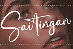 Saitingan a Handwritten Font Product Image 1