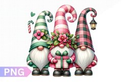 Christmas Gnome Sublimation, Clipart PNG Design Product Image 1