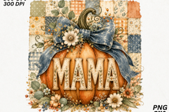 Fall Floral Thanksgiving Shirt Design SVG Product Image 2