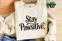 Stay Pawsitive Svg | Shirt Svg Product Image 2