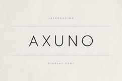Axuno Minimal &amp; Elegant Font Product Image 1