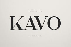 Kavo Elegant Classic Serif Font Product Image 1