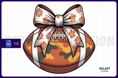 Coquette Football PNG, Football Clipart Design Product Image 1