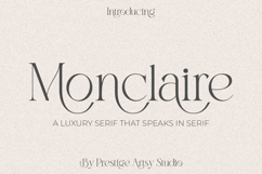 Monclaire Serif Product Image 1