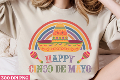 Happy Cinco De Mayo PNG, Cinco De Mayo Sublimation PNG Product Image 2