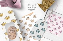 Cute dogs digital papers Product Image 1