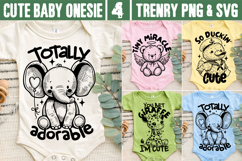 Cute Baby Design SVG PNG Funny Baby Animal Nursery Quote Product Image 1