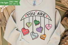 Self Love Valentine PNG Heart Christian | Valentine Quote Product Image 1