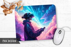 Virtual Reality Dreamscape Mouse Pad PNG Design Product Image 1