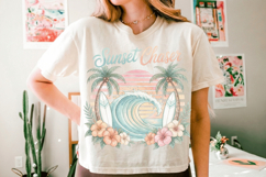 Sunset Chaser PNG sublimation |Beach &amp; Summer PNG T-Shirt Product Image 3