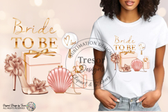 Bride To Be PNG Pink Bridal Shower Clipart Sublimation Product Image 3