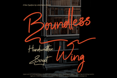 Boundless Wing Handwritten Font Product Image 1