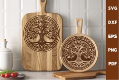 Tree of life SVG, Engraving Laser Cutting board SVG Product Image 1