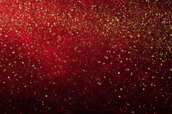 A gold glitter sparkles and a dramatic gradient effect Product Image 1