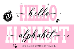 Hello Alphabet - Font Duo In 70 Type Font Family Product Image 2