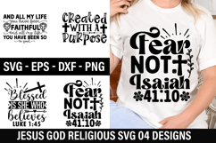 Jesus God Religious SVG Design - And all my life you have be Product Image 1