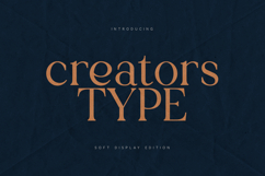 Creators Type Serif Font Elegant Soft Editorial Product Image 1