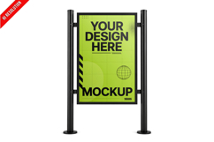 Poster Stand Studio Mockup Product Image 1