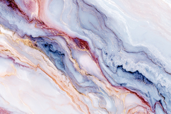 A close-up view of a colorful marble surface with swirling Product Image 1