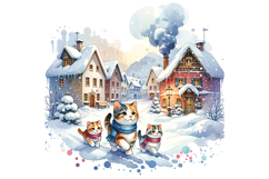 Hellow Winter Clipart - PNG File Product Image 2