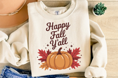 Happy Fall Y&#039;all Svg | Thanksgiving Svg | Shirt Svg Product Image 2