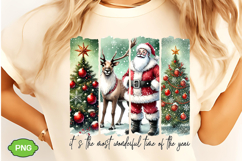 It&#039;s The Most Wonderful Time PNG, Christmas Brushstroke PNG Product Image 2