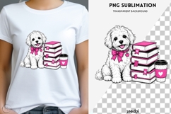 Book besties png design for T-shirts Product Image 1