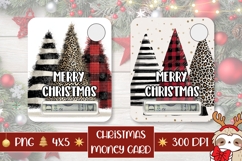 Rustic Christmas Tree Money Card, Christmas Gift Cards Product Image 1
