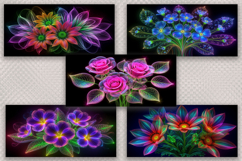 Mugs with flowers I 10 sublimation designs , JPG Product Image 2