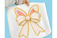 Faux Yarn Easter Bow PNG, Latch Hook Easter Bow PNG, Bow PNG Product Image 6