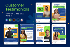 Customer Testimonials Business, Agency &amp; Marketing - Social Product Image 1
