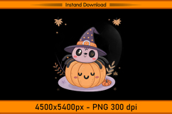Cute Spider Pumpkin Sublimation Design PNG Product Image 1