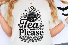 Tea Please Svg, Tea Lover Svg, Tea Time Svg, Tea Cup Svg. Product Image 2