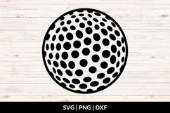 Golf Ball SVG, Golf SVG Product Image 1
