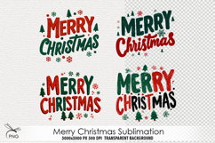 Merry Christmas Sublimation Product Image 1