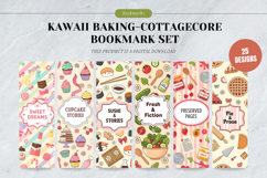 Kawaii Baking Cottagecore Bookmark Set,Cute Pastry &amp; Kitchen Product Image 1