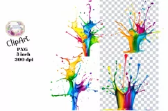 Paints, Art, Ephemera, PNG, watercolor, Clipart Product Image 1
