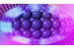 Abstract multi-branch textured background with spheres Product Image 1