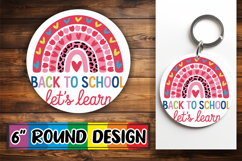 Unique Circle Keychain Magic, Back To School Product Image 1