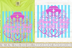 Preppy Striped Nurse PNG, Coquette Nurse Life png. Product Image 1