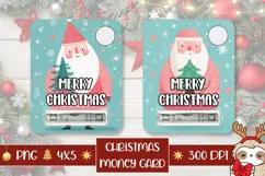 Santa Claus Money Card, Christmas Santa Gift Card Designs Product Image 1