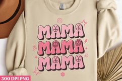 Mama PNG,Retro Mama Sublimation Product Image 2