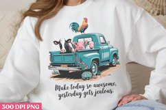 Make Today So Awesome PNG, Beauty Farm Sublimation PNG Product Image 1