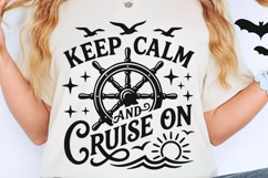 Keep Calm And Cruise On Svg, Family Cruise Svg. Product Image 2
