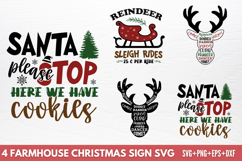 Farmhouse Christmas Sign SVG Product Image 1